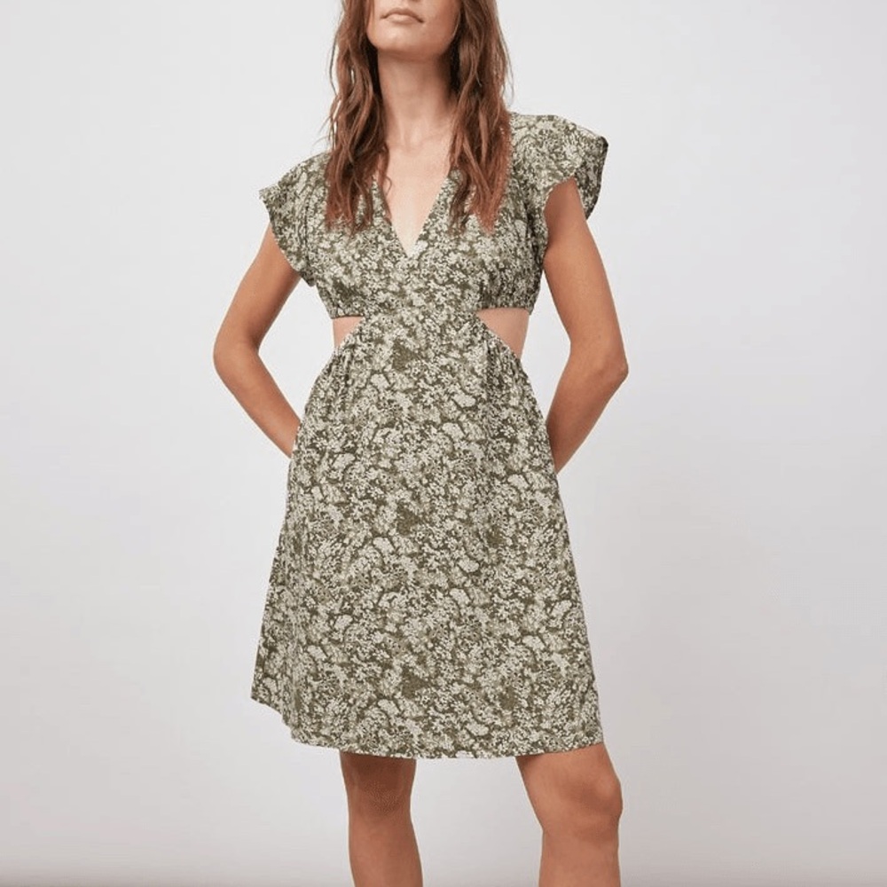 Rails Nyla Dress in Olive Vine